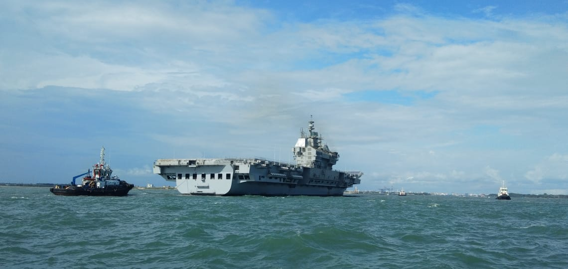 INDIGENOUS AIRCRAFT CARRIER (IAC(P71)) ‘VIKRANT’ RETURNS AFTER SUCCESSFUL MAIDEN SEA VOYAGE