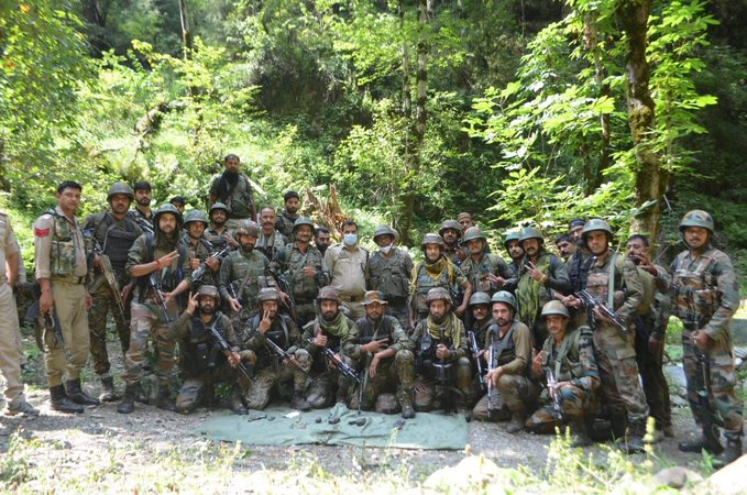 Two Hizb-ul-Mujahideen terrorists identified as Ashfaq Qayoom & Tousif Giri  were arrested in joint search operation from the forest area of Naid Gam Chatroo Kishtwar.