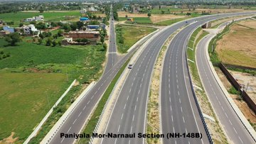 Six lane access controlled Ambala-Kotputli Greenfield Corridor is being constructed at record pace: Minister of Road Transport & Highways, @nitin_gadkari