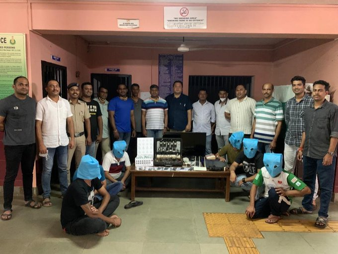 Police busted an IPL betting racket and arrested 6 people from Vasco area of South Goa last night, as per the superintendent of police, South Goa