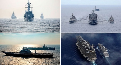 India, US, Japan & Australia to kick-off second phase of this year’s Malabar naval exercise in Bay of Bengal today