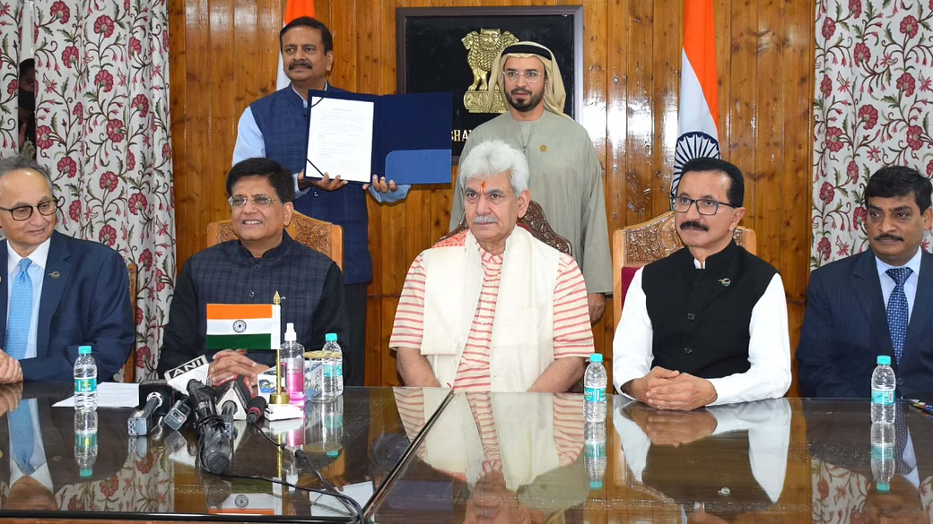 J&K administration, Dubai Govt sign MoU for Industrialization and sustainable growth in Union Territory