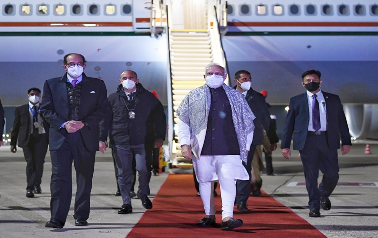 Prime Minister Narendra Modi arrives in Rome to attend 16th G-20 Summit