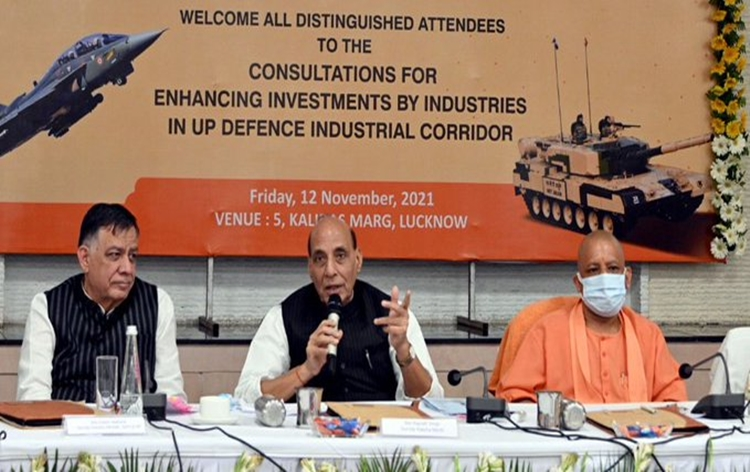 UP Defence Industrial Corridor will play crucial role in fulfilling govt’s dream of ‘Aatmanirbhar Bharat’, says Rajnath Singh