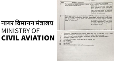 Civil Aviation Ministry allows airlines to serve food and magazines in all domestic flights