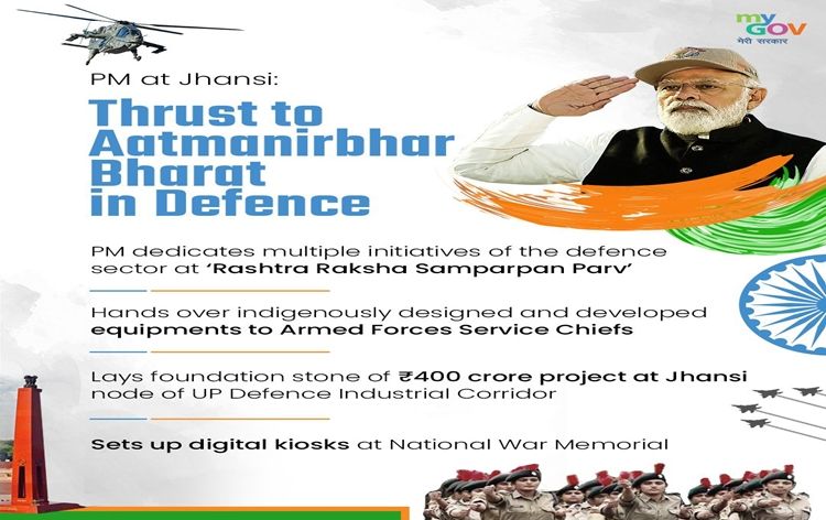 PM Modi hands over indigenously developed defence equipment to armed forces, giving major push to Atmanirbhar Bharat in defence sector