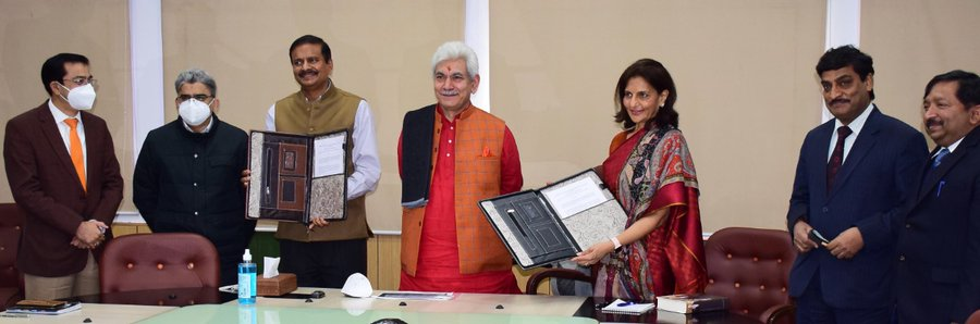 J&K Administration signed an MoU with Apollo Hospitals to establish a multi-speciality hospital in Jammu. 