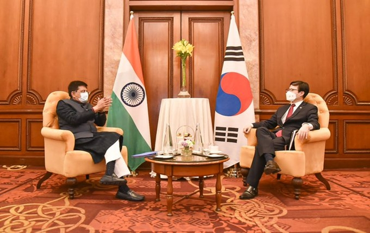 Piyush Goyal meets Korean trade minister Yeo Han-Koo, discusses Bilateral Trade and Investment related aspects