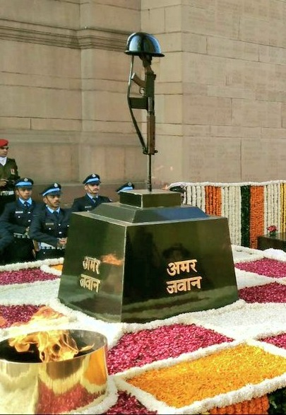 Amar Jawan Jyoti flame at India Gate will be merged with the flame at the National War Memorial in New Delhi this afternoon, according to the official sources.