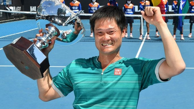 Australian Open: Japanese wheelchair tennis player  @shingokunieda  wins his 26th Grand Slam wheelchair singles titles.