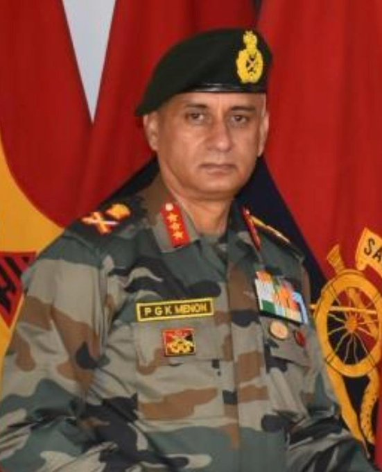 Lieutenant General PGK Menon has been appointed as the new Military Secretary in the Army Headquarters. Earlier, he was the commander of the Leh-based Fire and Fury Corps.