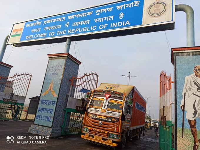 The export-import activity resumed at the Benapole-Petrapole Integrated Check Post (ICP) on Saturday after remaining suspended since Feb 1 due to strike by the truckers and workers union at the landport.