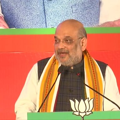 BJP UP team has given form to this 'Sankalp Patra'. It is not just a 'ghoshna patra', it is UP govt's resolution... the 2017 'Sankalp Patra' had 212 resolutions, of which 92 have been fulfilled. We do what we say: Union Home Minister Amit Shah