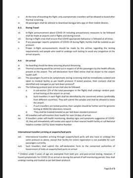 Union Health Ministry has issued revised guidelines for International Arrivals. Guidelines to come in effect from 14th February.