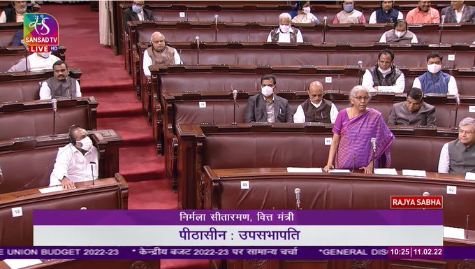 MGNREGA was an act because of them (Congress), but MGNREGA's misuse was also due to them; it was infested with ghost accounts. Take the entire credit for the misuse of MGNREGA. We use the scheme transparently & properly: FM Nirmala Sitharaman in Rajya Sabha