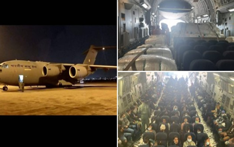 Three C-17 Globemaster of IAF carrying more than 600 Indians stranded in Ukraine land at Hindon airbase near Delhi