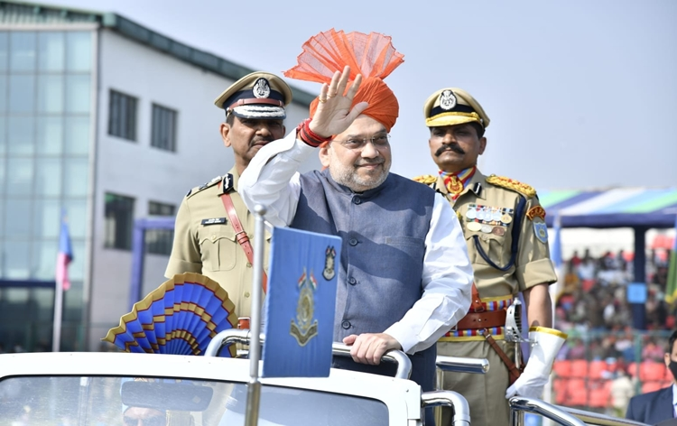 Home Minister Amit Shah attends CRPF's Raising Day parade in Jammu; Says, Centre's biggest achievement is to have control over terrorism since abrogation of article 370