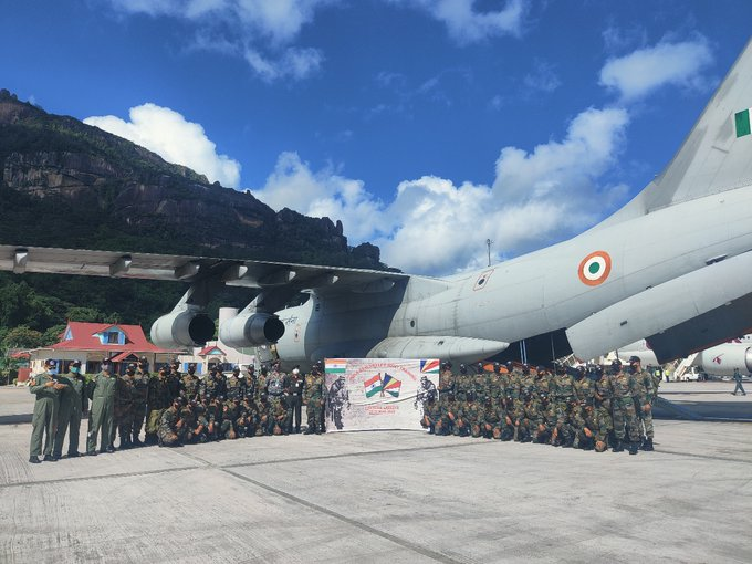9th Joint Military Exercise LAMITIYE-2022 between the Indian Army and Seychelles Defence Forces (SDF) is being conducted at Seychelles Defence Academy (SDA), Seychelles from 22 March to 31 March 22: @DefenceMinIndia
