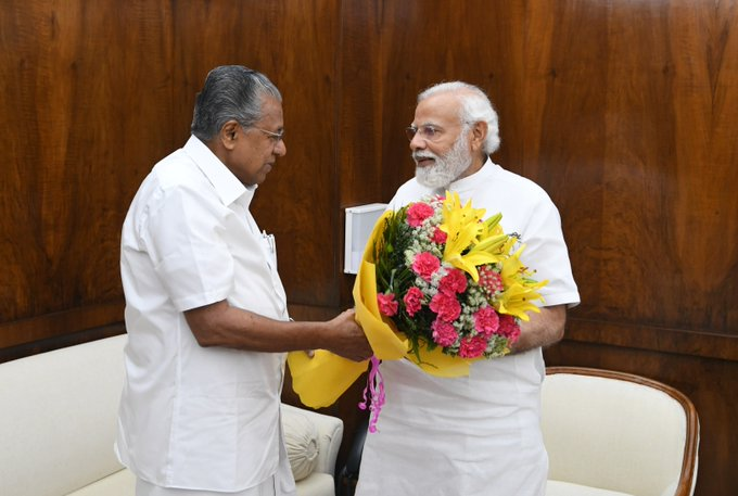 Kerala Chief Minister  @vijayanpinarayi  called on Prime Minister  @narendramodi