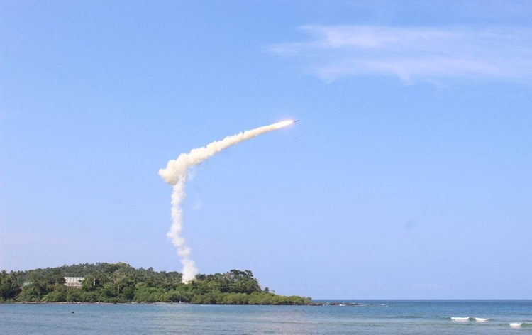 India successfully test-fires surface to surface BrahMos supersonic cruise missile in Andaman and Nicobar