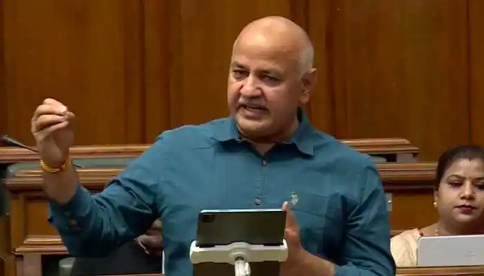 Delhi Deputy CM Manish Sisodia on Saturday presented a Rs 75,800 crore budget in the Assembly for the financial year 2022-23.