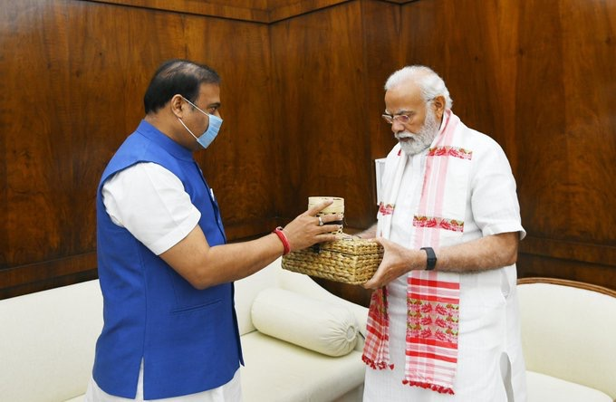 Assam CM  @himantabiswa  called on Prime Minister  @narendramodi .