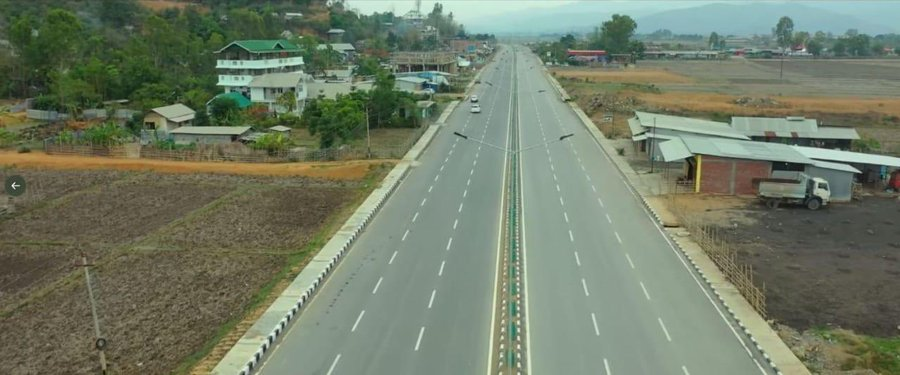 In the landlocked state of Manipur, roads are the lifeline of people. The Imphal - Moreh Section of NH-39 is a crucial project to improve connectivity and thereby boosting trade, commerce and tourism in the region:  @nitin_gadkari , Union Minister of Road Transport & Highways