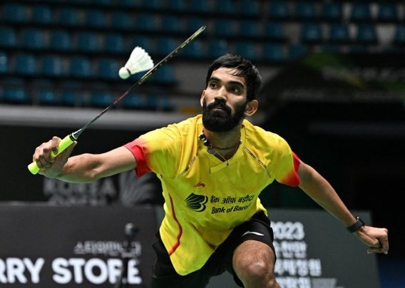 Kidambi Srikanth loses to Jonathan Christie of Indonesia 21-19, 21-16 in the men's singles semifinal at Korea Open Badminton Championship.