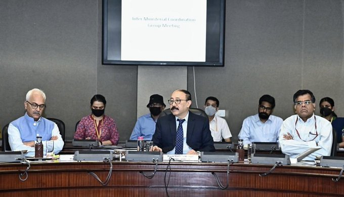 1st meeting of Inter-Ministerial Coordination Group (IMCG) for comprehensive management of relations with our neighboring countries was convened by Foreign Secretary  @harshvshringla :  @MEAIndia