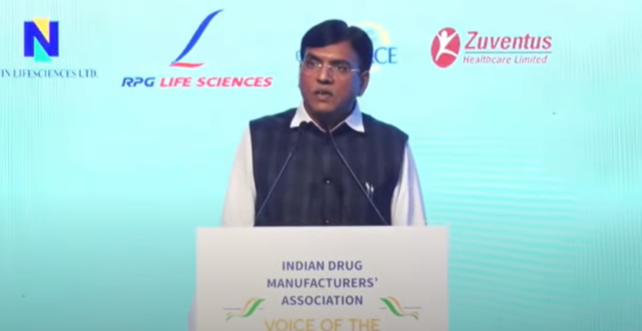 Mumbai: Our govt is pro-poor,farmers but industries friendly govt. Today we're known as the pharmacy of the world.We exported medicines to over 125 countries during Covid lockdown: Union Health Min Mansukh Mandaviya at Annual Conclave of the Indian Drug Manufacturers' Association