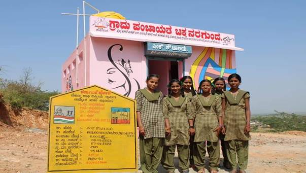 In a move to make sanitation accessible, safe and at the same time remove embarrassment during menstrual days among adolescent girls, the Gadag district of Karnataka is constructing pink toilets in 32-gram panchayats (GPs) across the district.