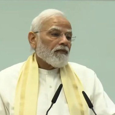 When many countries, many civilizations of the world deviated from their religion, then materialism took the place of spirituality there. But, the sages, saints, gurus of India have always refined, promoted thoughts and practices: PM  @narendramodi