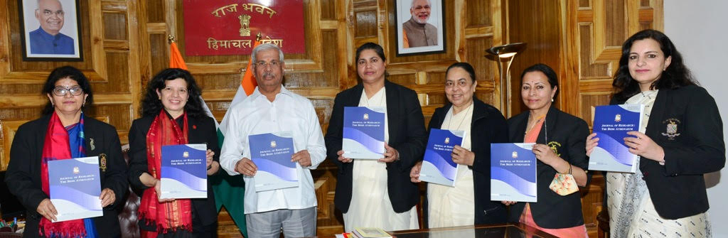 Himachal Governor releases Research Journal of St. Bede’s College