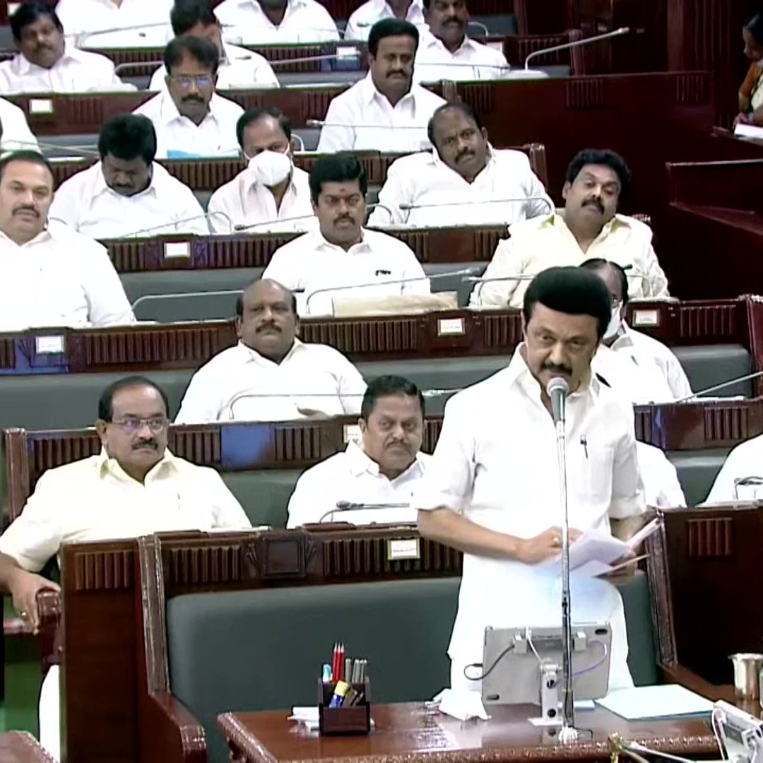 Central govt has done drama to decrease fuel prices before Assembly election in 5 states election and increased the prices again after the results were announced. People of TN know well who reduces the price and who increases the price: Tamil Nadu CM MK Stalin in State Assembly