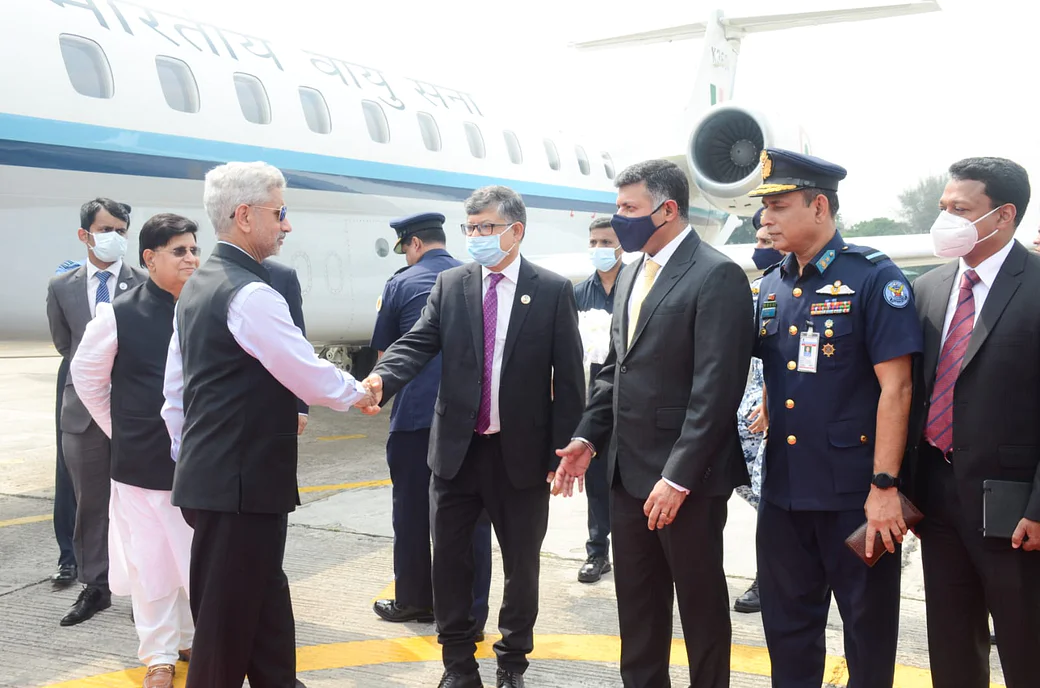 External Affairs Minister S Jaishankar arrives in Bangladesh to hold talks with his Bangladeshi counterpart.