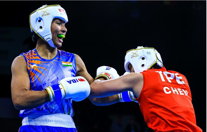 Tokyo Olympics bronze medallist  @LovlinaBorgohai  started with a thrilling win at the 12th edition of the IBA Women’s World Boxing Championships in Istanbul.