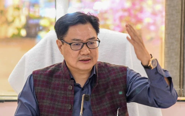 Union Law Minister Kiren Rijiju criticizes Congress leader Rahul Gandhi over his comment on sedition laws