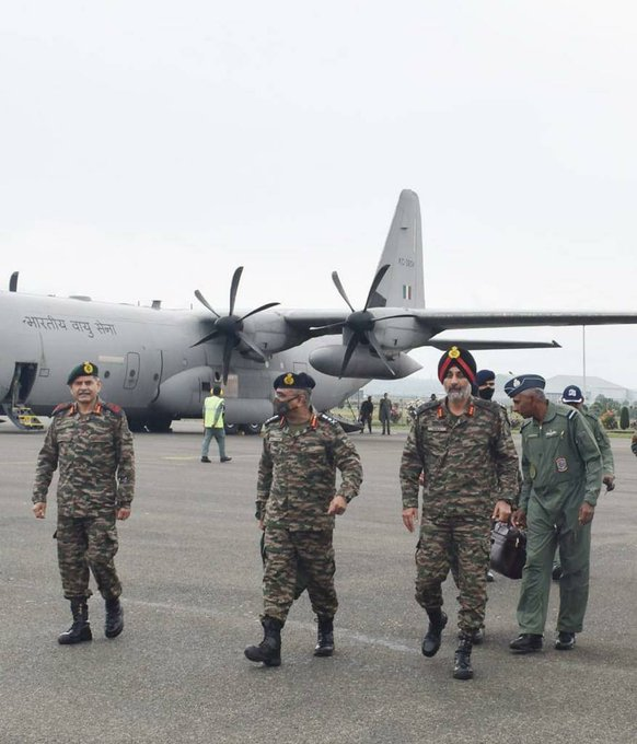 Army Chief General Manoj Pande is on a two-day visit to Kashmir where he will be given an update on the prevailing security situation and operational preparedness. He will also interact with troops and the commanders on the ground: Indian Army