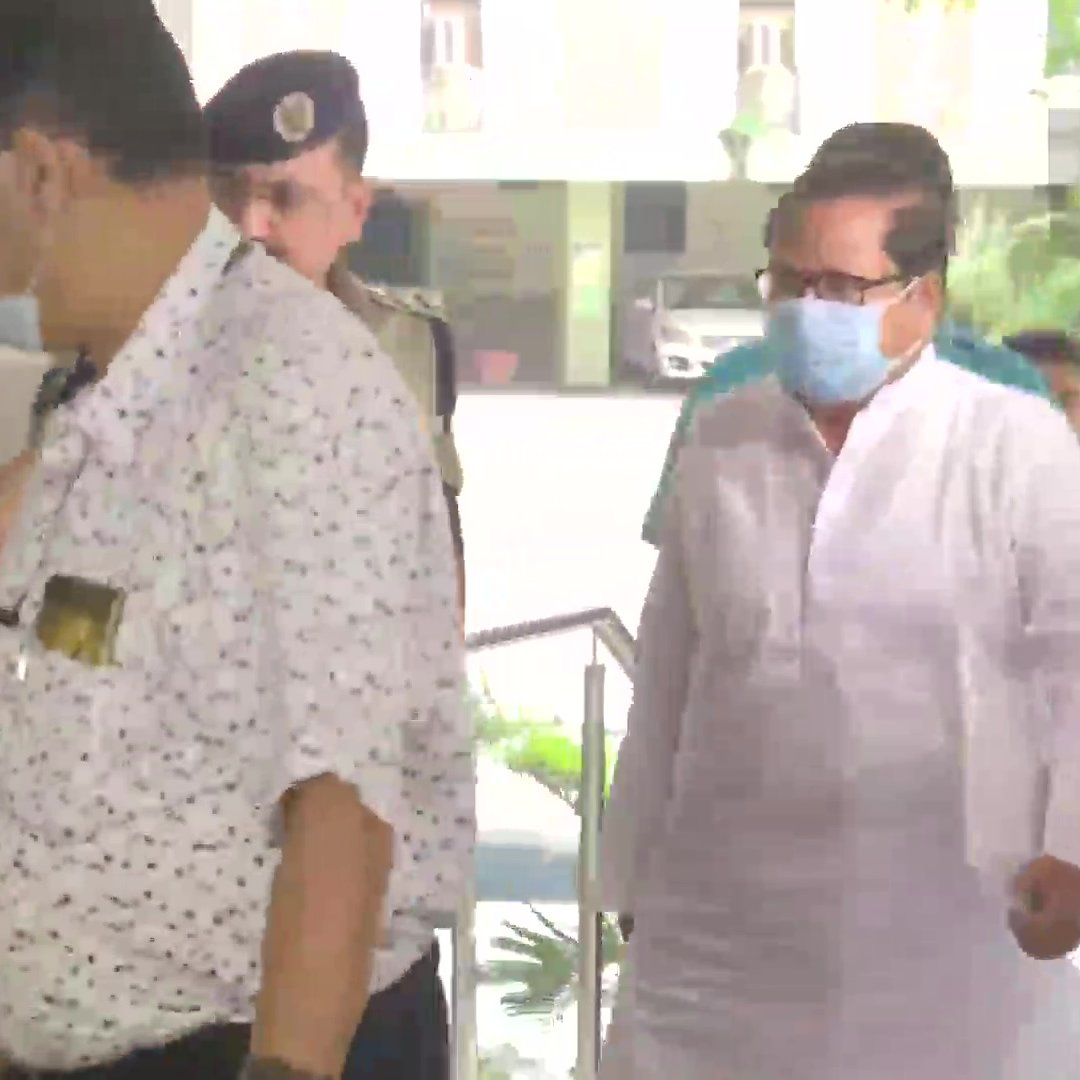 Kolkata: West Bengal Minister Paresh Adhikary arrives at the CBI office for the third consecutive day for questioning in an alleged illegal teachers recruitment scam case.