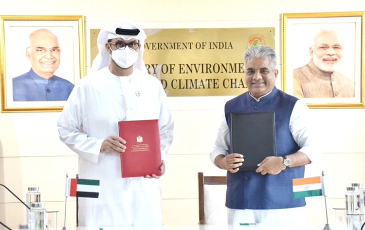 India, UAE sign MoU to establish framework to facilitate & enhance bilateral cooperation on climate action