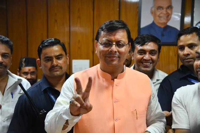 Uttarakhand CM  @pushkardhami  wins Champawat bypoll by 55,025 votes.