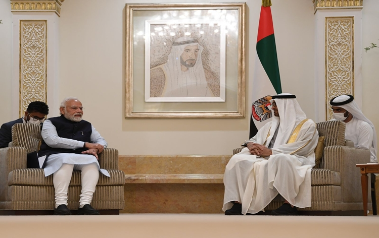 PM Modi holds bilateral talks with President of UAE Sheikh Mohammed Bin Zayed Al Nahyan at Abu Dhabi