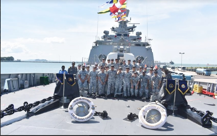 Eastern Fleet Ships visit Singapore