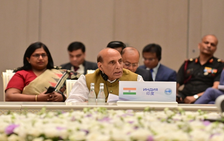 Defence Minister Rajnath Singh calls upon SCO to unitedly fight against all forms of terrorism