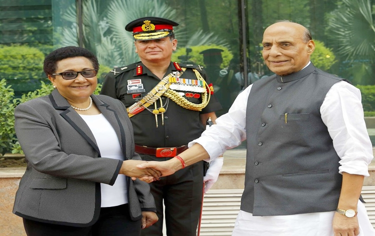 Defence Minister Rajnath Singh holds bilateral talks with his Tanzanian counterpart in New Delhi