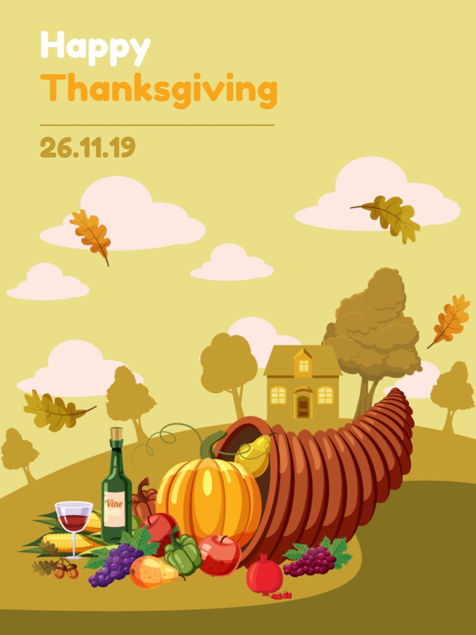 Post Thanksgiving An Amazing Online Editor For You To Edit Invitations Logos Greeting Cards