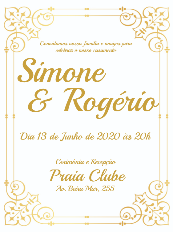 Featured image of post Convite De Casamento Para Editar Em Branco O convite de casamento e o de padrinhos podem ser separados