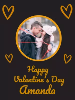 Valentine's card with photo