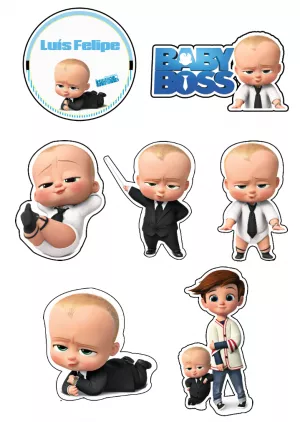 The Boss Baby Cake Topper