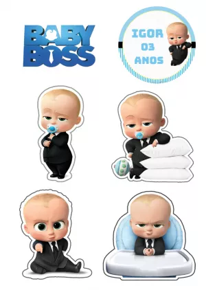 The Boss Baby Cake Topper